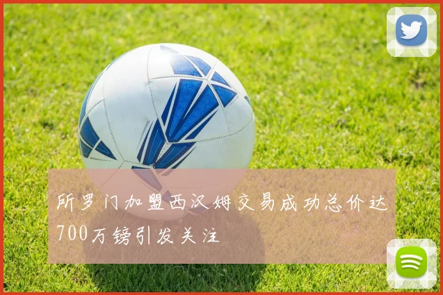 所罗门加盟西汉姆交易成功总价达700万镑引发关注